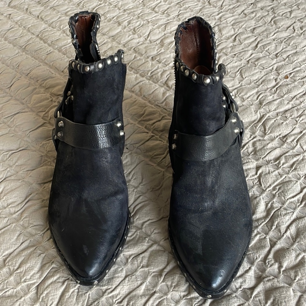 A.S.98 studded booties